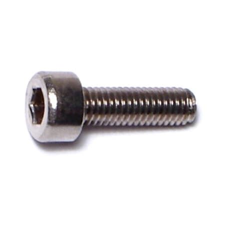 Midwest Fastener M3-0.50 Socket Head Cap Screw, Standard, Steel, 10 mm Length, 10 PK 75603